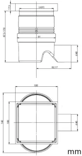 Душевой трап Allen Brau Priority 9.50026.MG 10 см черный